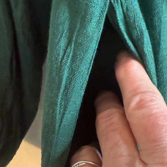 Elegant Green Button-Down Dress - Picture 3 of 8